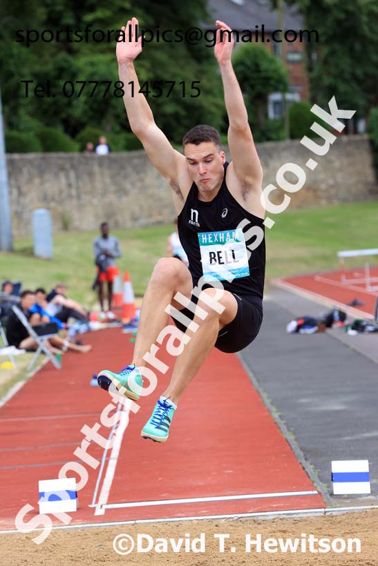 Decathlon Long Jump, 2024 EAP International Combined events, Hewcham, Northumberland.  Photo: David T. Hewitson/Sports for All Pics